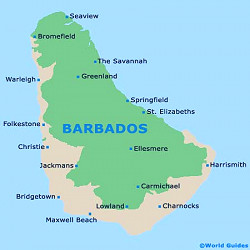 Barbados Tourism and Tourist Information: Information about Barbados Area,  BB, Caribbean
